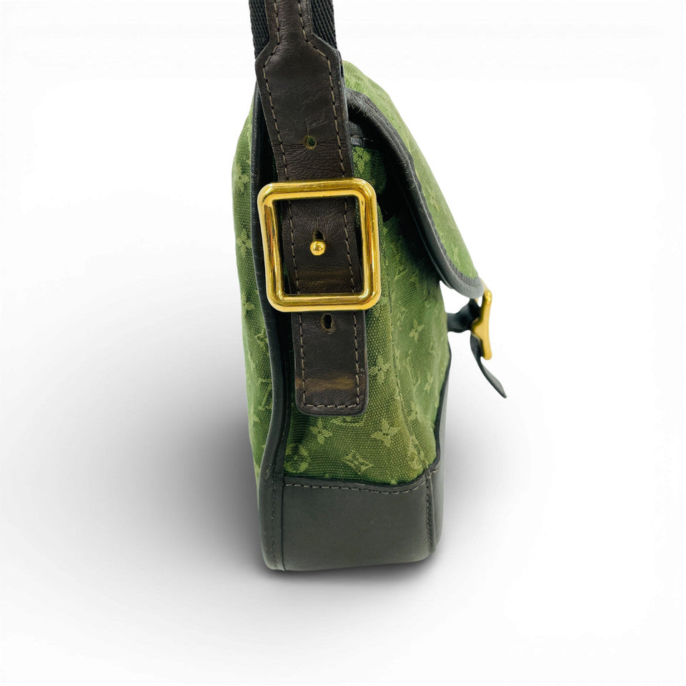 LOUIS VUITTON モノグラム ミニラン グリーン カーキ ベレンジャー M92673 ショルダーバッグ