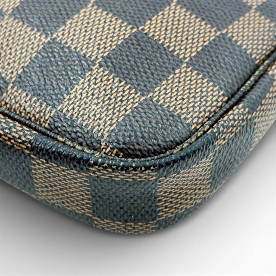 LOUIS VUITTON ダミエ エベヌ ポシェット アクセサリー ポーチ N58009