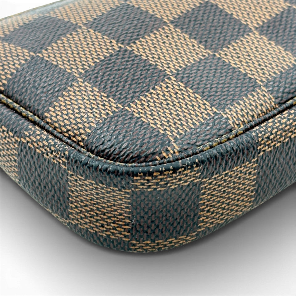 LOUIS VUITTON ダミエ エベヌ ポシェット アクセサリー ポーチ N58009
