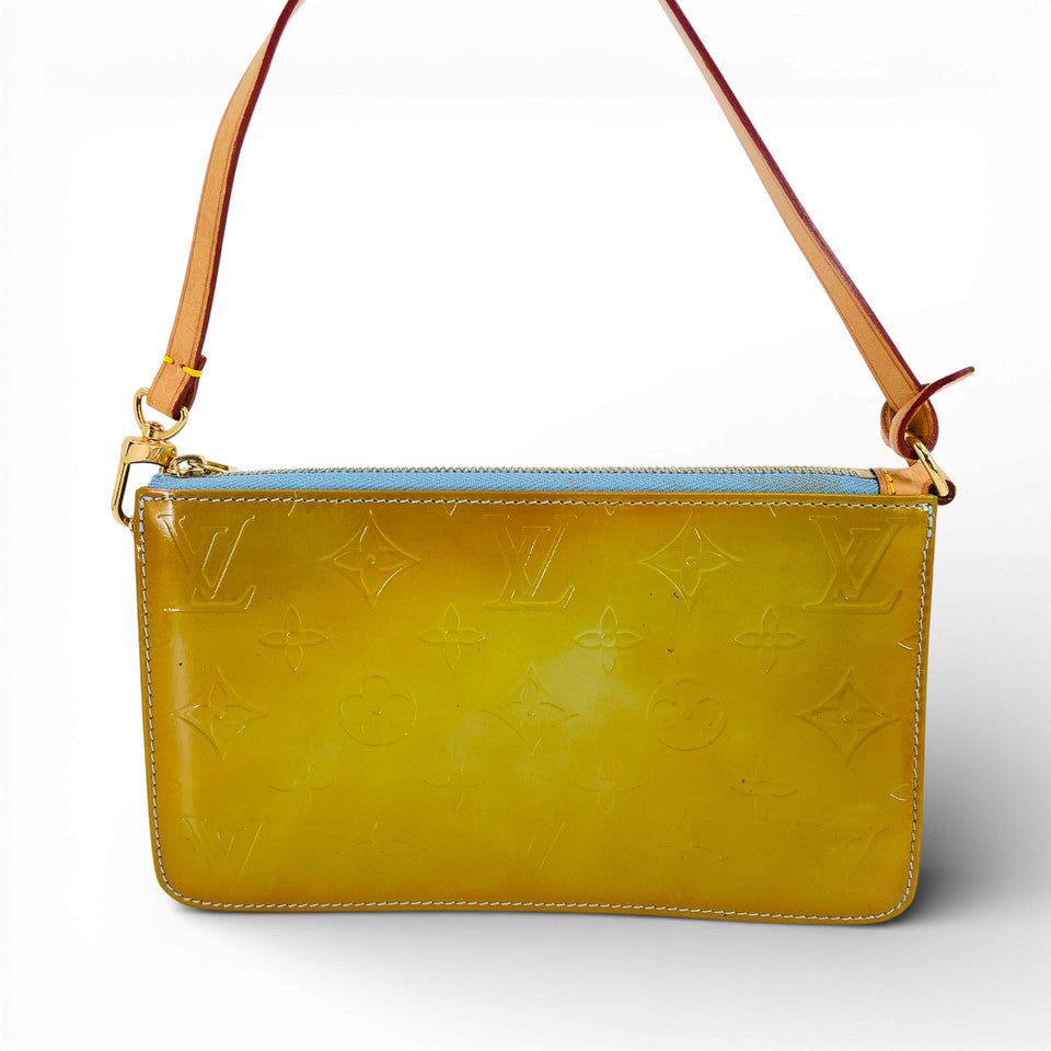 LOUIS VUITTON モノグラム ヴェルニ レキシントン ヴェルニ グリーン M91011 ポーチ