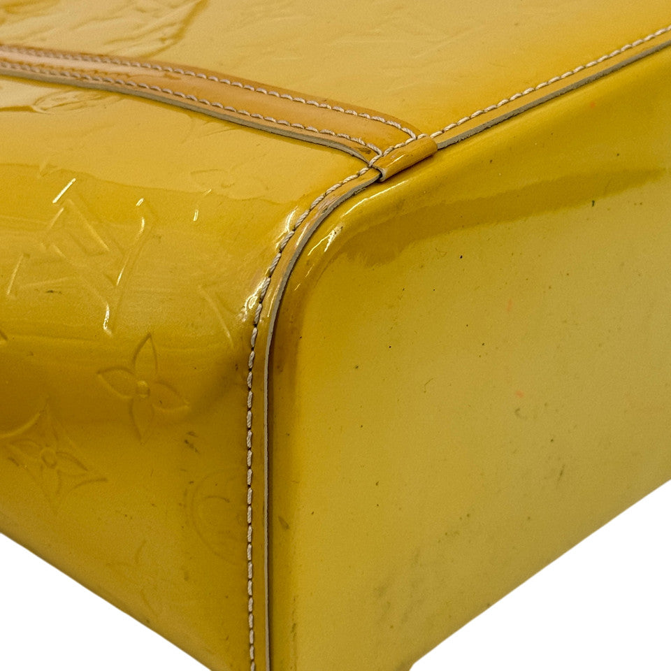 LOUIS VUITTON モノグラム ヴェルニ アヴァロンMM ブロンコレール M91743 ハンドバッグ