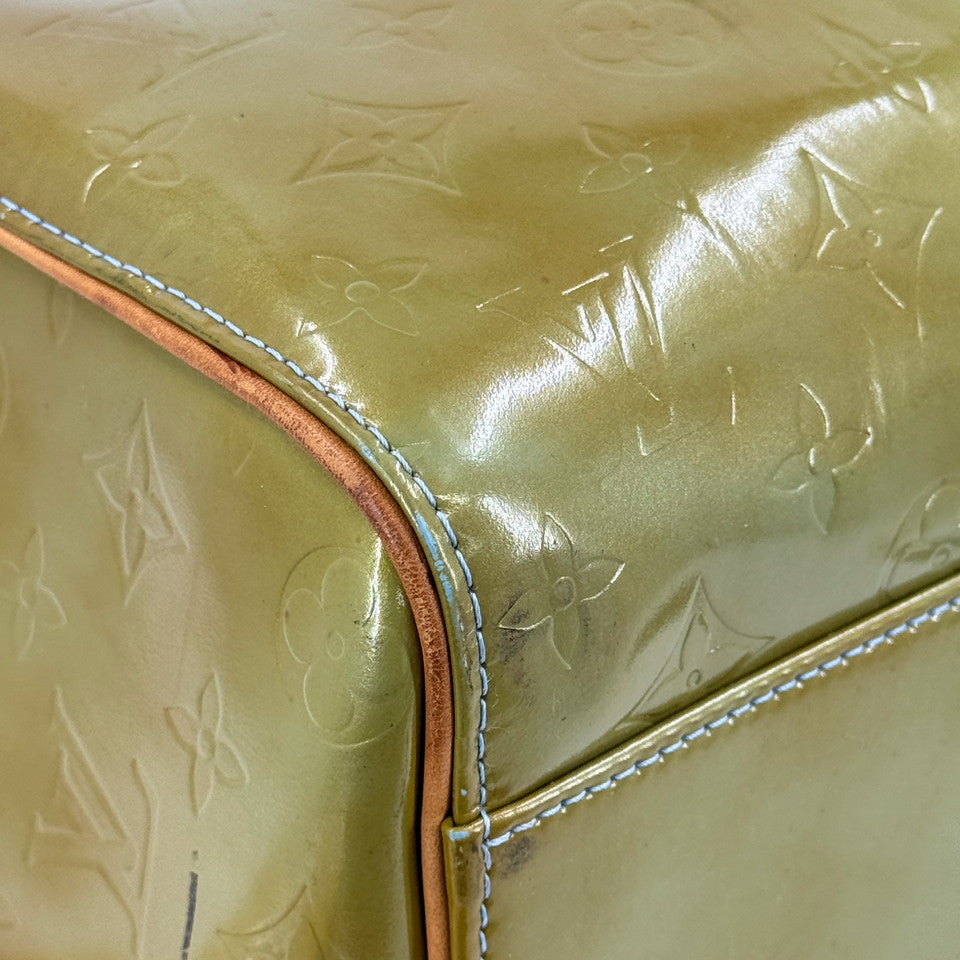 LOUIS VUITTON モノグラム ヴェルニ グリーン マーサー 45 M91001 ボストン