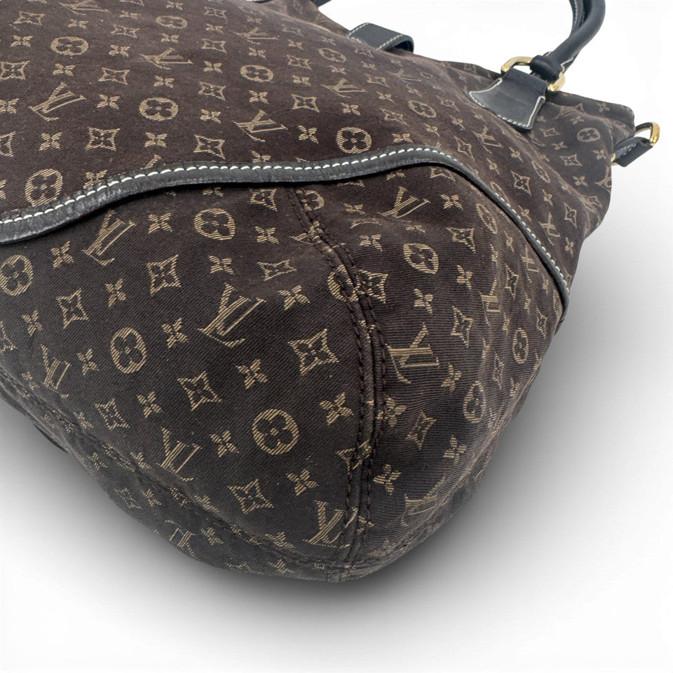 LOUIS VUITTON モノグラム ミニラン エベヌ イディール エレジー M5666 2WAY ハンドバッグ