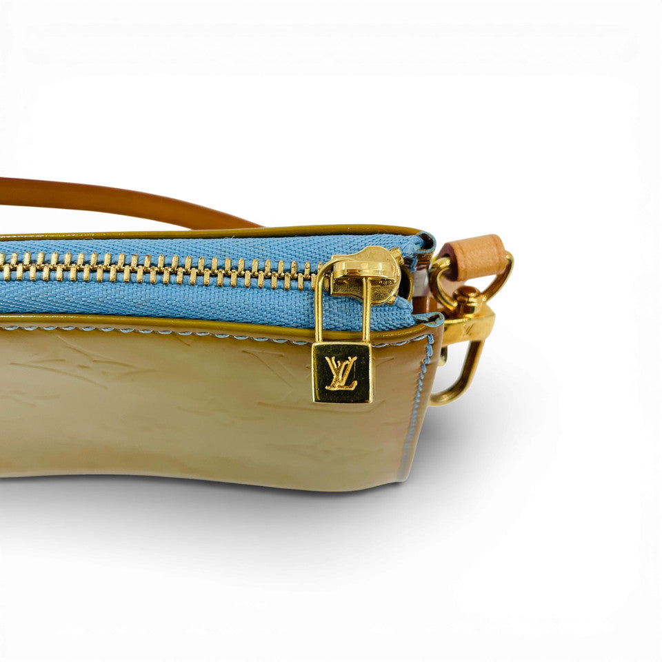 LOUIS VUITTON モノグラム ヴェルニ レキシントン ヴェルニ グリーン M91011 ポーチ