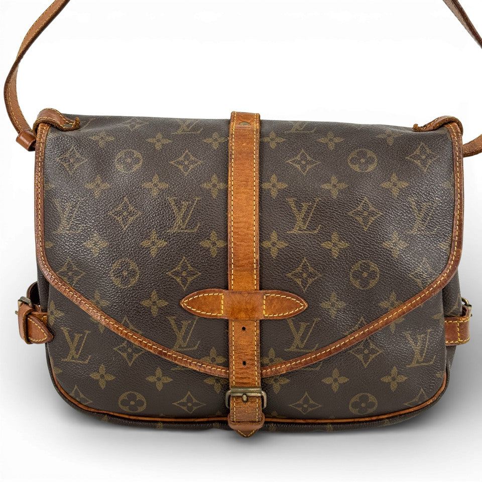 LOUIS VUITTON モノグラム ソミュール30 M42256 ショルダーバッグ