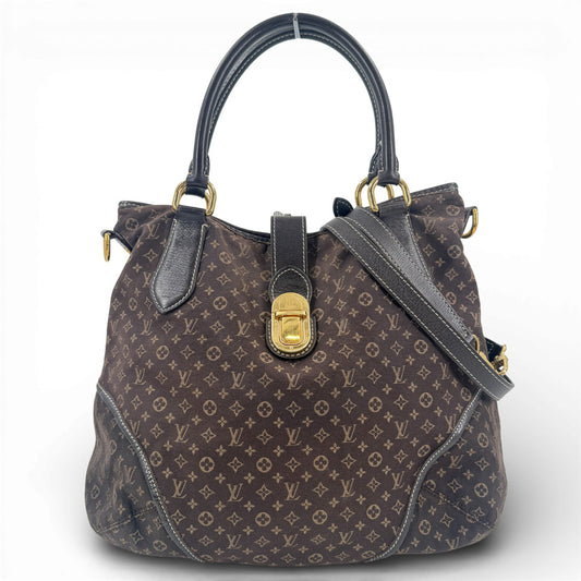 LOUIS VUITTON モノグラム ミニラン エベヌ イディール エレジー M5666 2WAY ハンドバッグ
