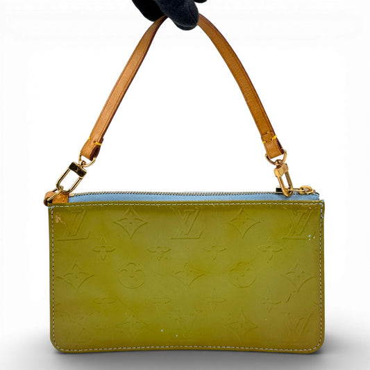 LOUIS VUITTON モノグラム ヴェルニ レキシントン グリーン M91011 ハンドバッグ