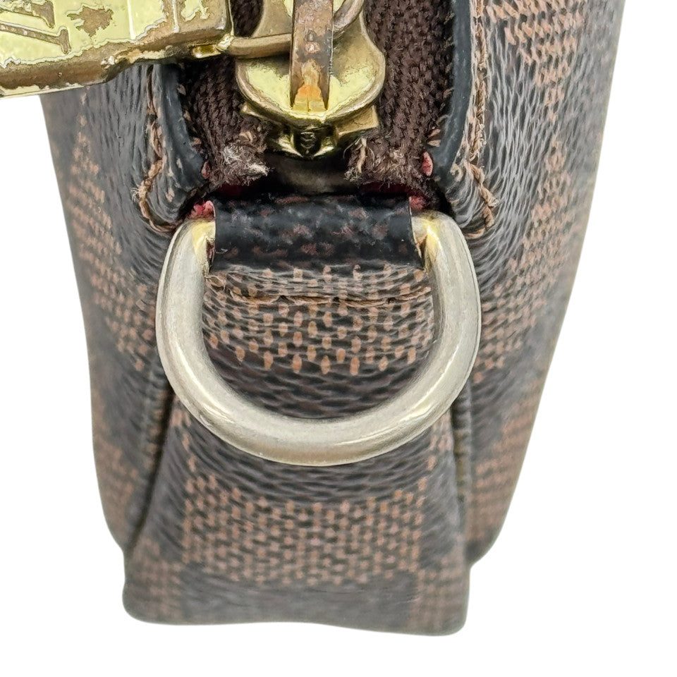 LOUIS VUITTON ダミエ エベヌ ポシェット アクセサリー ポーチ N58009