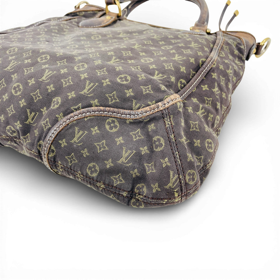 LOUIS VUITTON モノグラム エベヌ ミニラン ブザス アンジュール M95617 2WAY ハンドバッグ