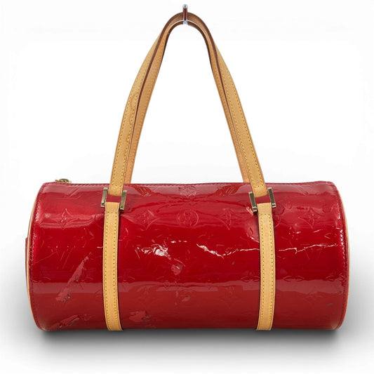 LOUIS VUITTON モノグラム ヴェルニ レッド ベッドフォード M91986 ハンドバッグ