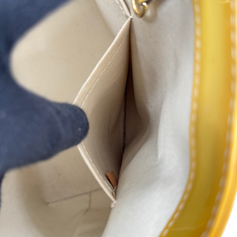 LOUIS VUITTON モノグラム ヴェルニ アヴァロンMM ブロンコレール M91743 ハンドバッグ