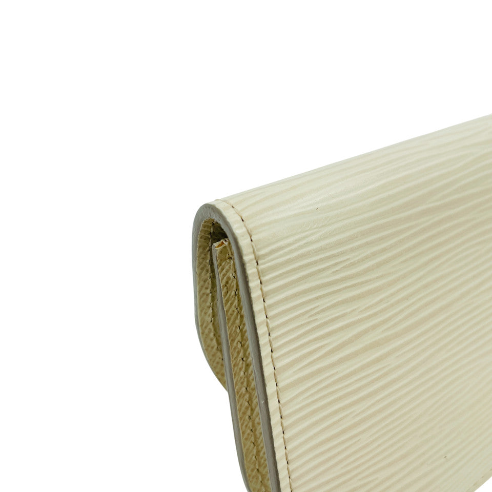 LOUIS VUITTON エピ ホワイト ポルトモネ　アコルディオン M6657J コインケース