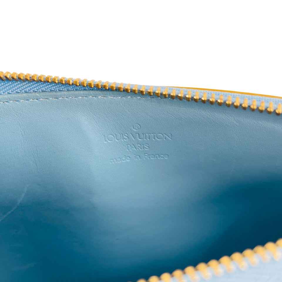LOUIS VUITTON モノグラム ヴェルニ レキシントン ヴェルニ グリーン M91011 ポーチ