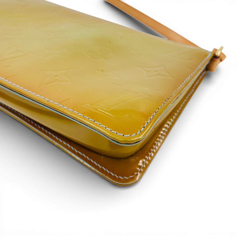 LOUIS VUITTON モノグラム ヴェルニ レキシントン ヴェルニ グリーン M91011 ポーチ