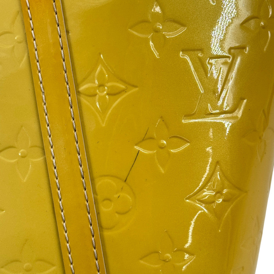 LOUIS VUITTON モノグラム ヴェルニ アヴァロンMM ブロンコレール M91743 ハンドバッグ