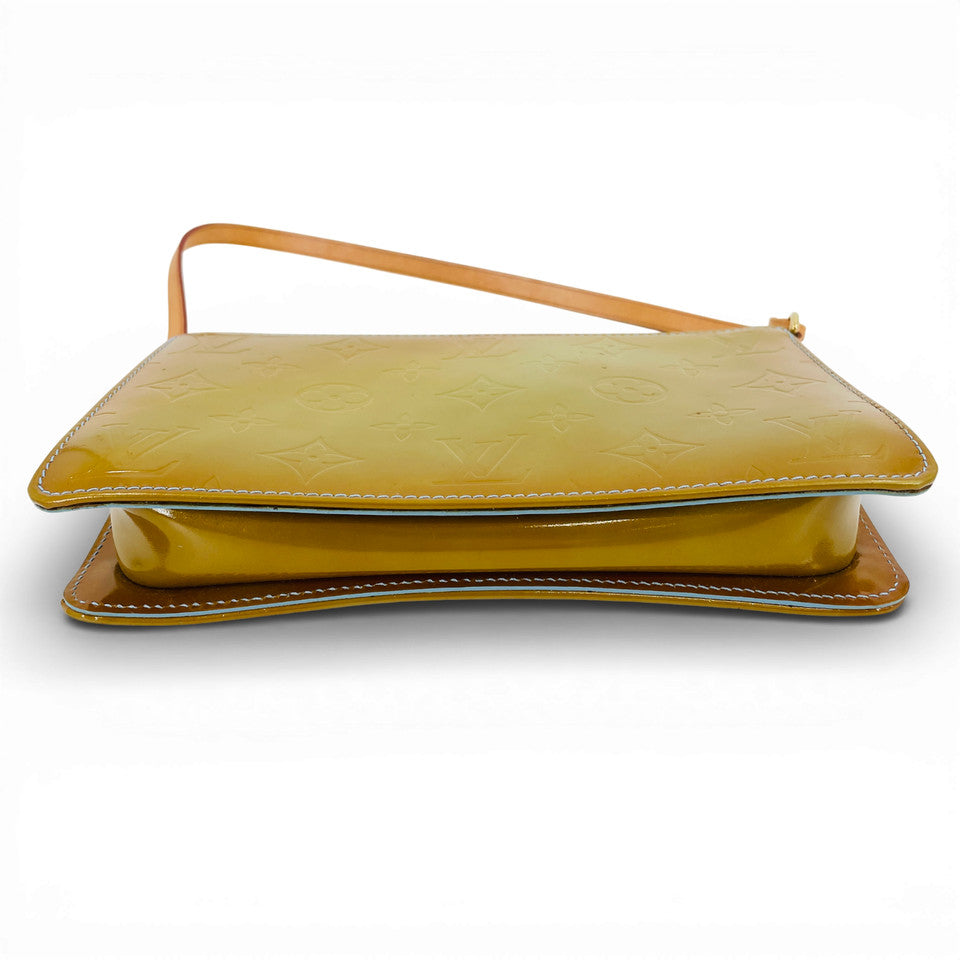 LOUIS VUITTON モノグラム ヴェルニ レキシントン ヴェルニ グリーン M91011 ポーチ