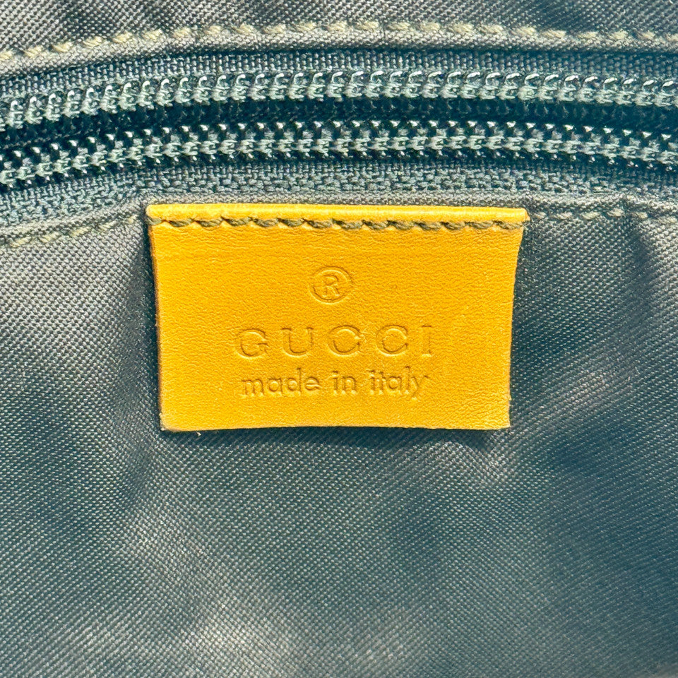 GUCCI GGキャンバス ベージュ ショルダーバッグ