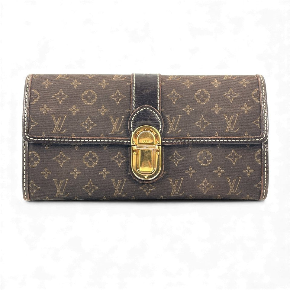 LOUIS VUITTON モノグラム ミニラン イディル ポルトフォイユ サラ ウォレット M63006