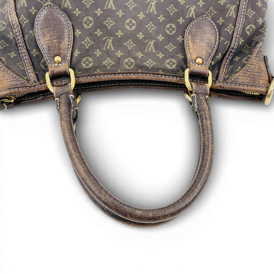 LOUIS VUITTON モノグラム エベヌ ミニラン ブザス アンジュール M95617 2WAY ハンドバッグ