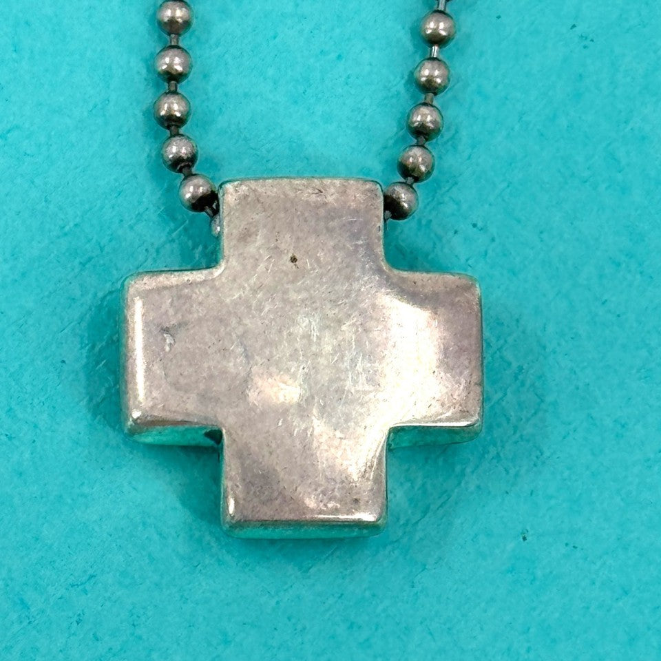 TIFFANY ネックレス   クロス  925 SV