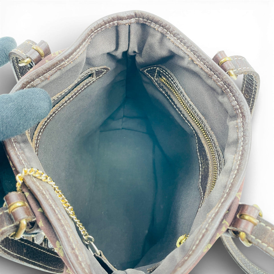 LOUIS VUITTON エベヌ モノグラム ミニラン　バケットPM M95226 ショルダーバッグ