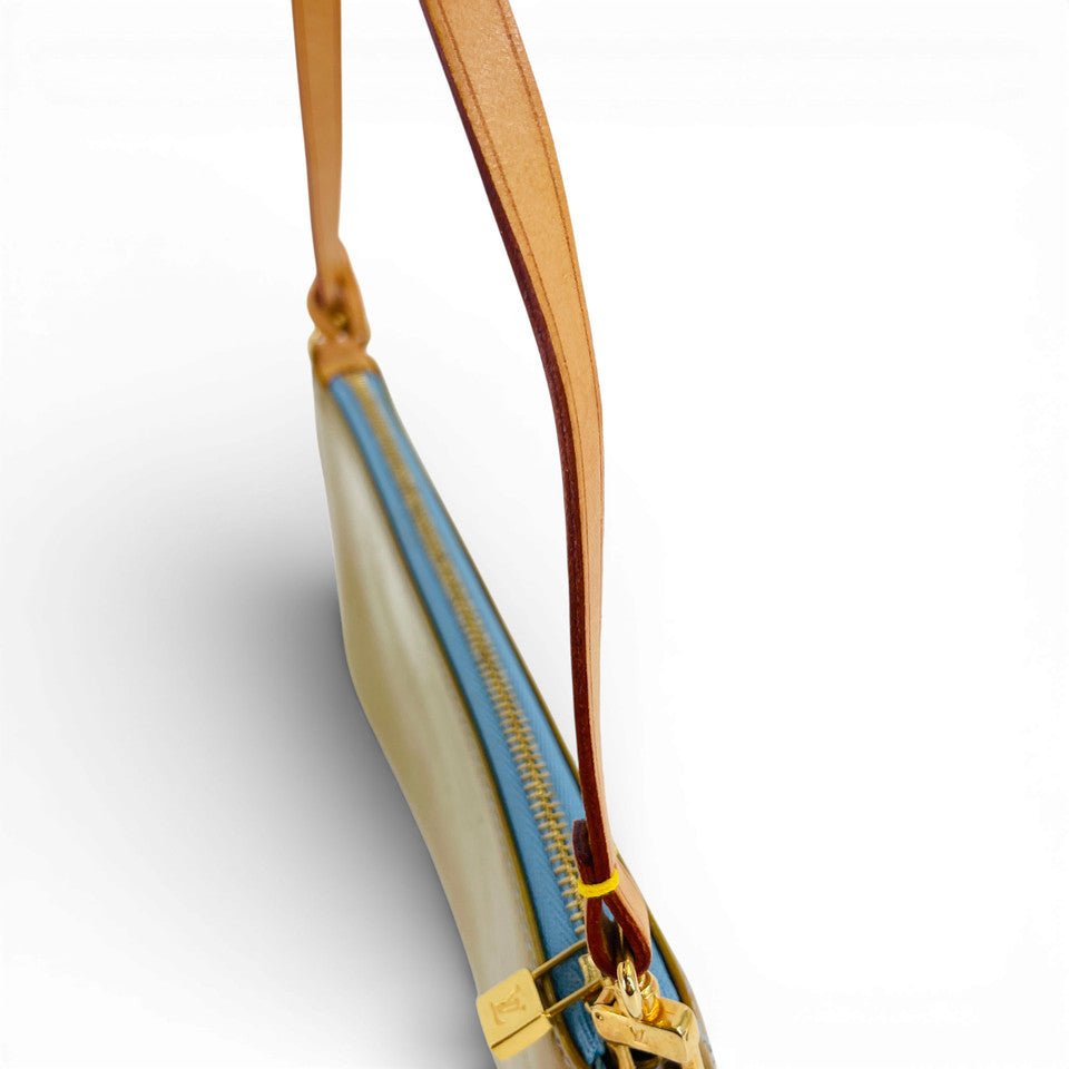 LOUIS VUITTON モノグラム ヴェルニ レキシントン ヴェルニ グリーン M91011 ポーチ