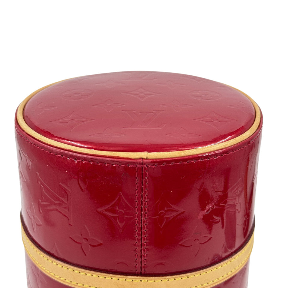 LOUIS VUITTON モノグラム ヴェルニ レッド ベッドフォード M91986 ハンドバッグ