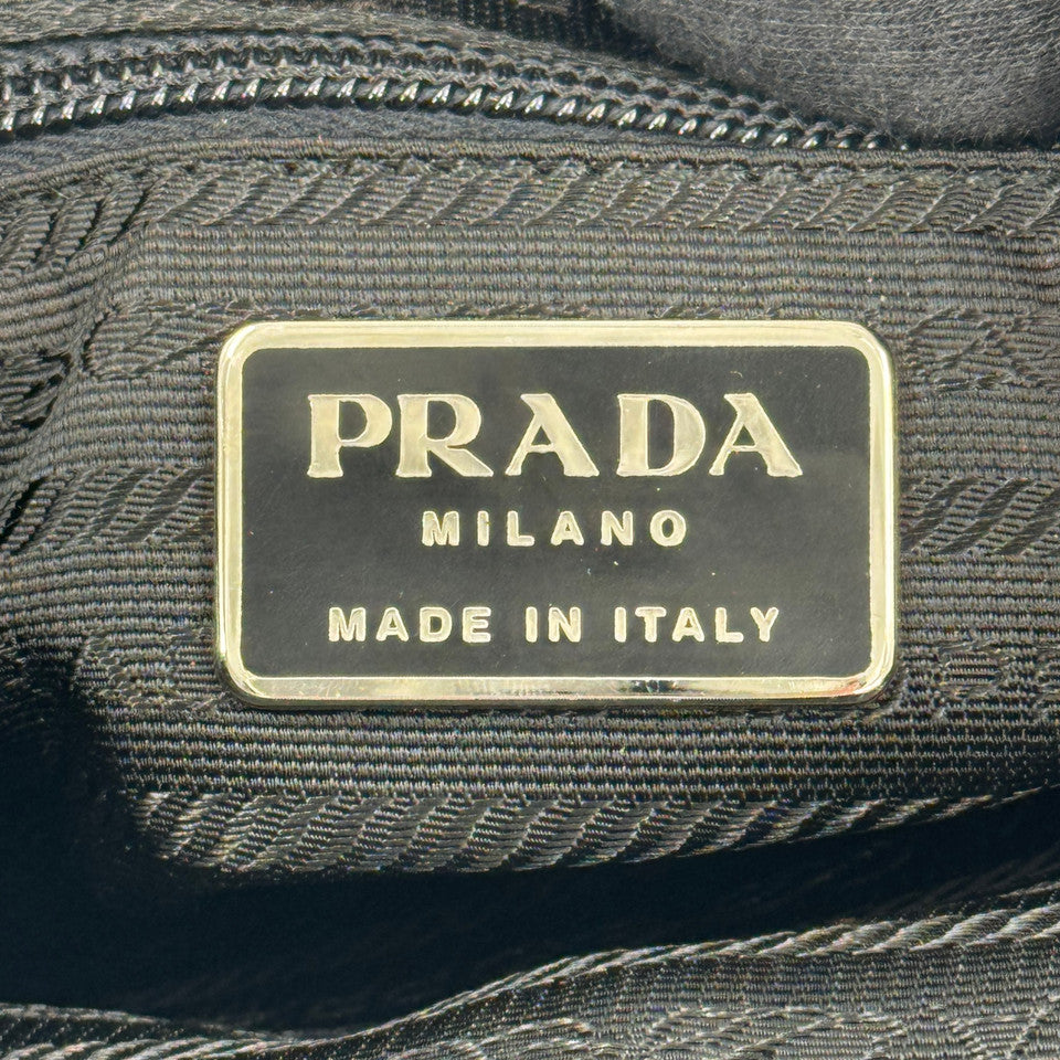 PRADA ミラノ グレー ショルダーバッグ
