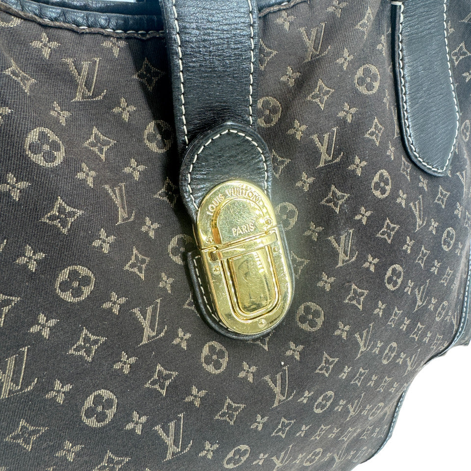 LOUIS VUITTON モノグラム ミニラン エベヌ イディール エレジー M5666 2WAY ハンドバッグ