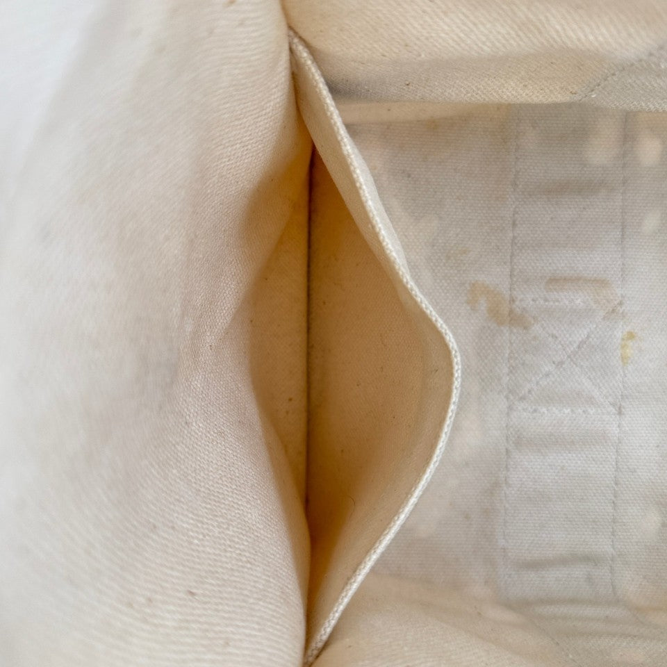 HERMES ホワイト x ブルー ボラボラMM ハンドバッグ