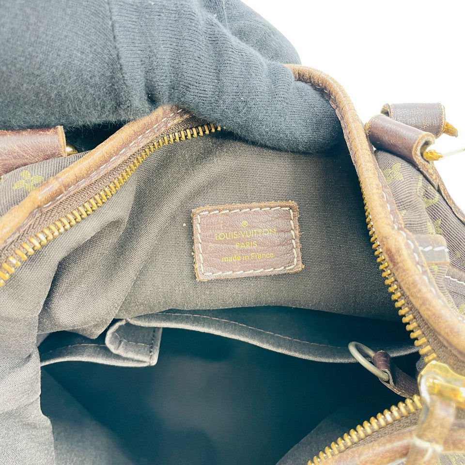 LOUIS VUITTON モノグラム エベヌ ミニミニラン ブザスアンジュール M95617 2WAY ハンドバッグ