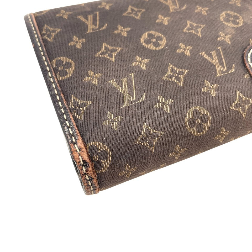 LOUIS VUITTON モノグラム ミニラン イディル ポルトフォイユ サラ ウォレット M63006