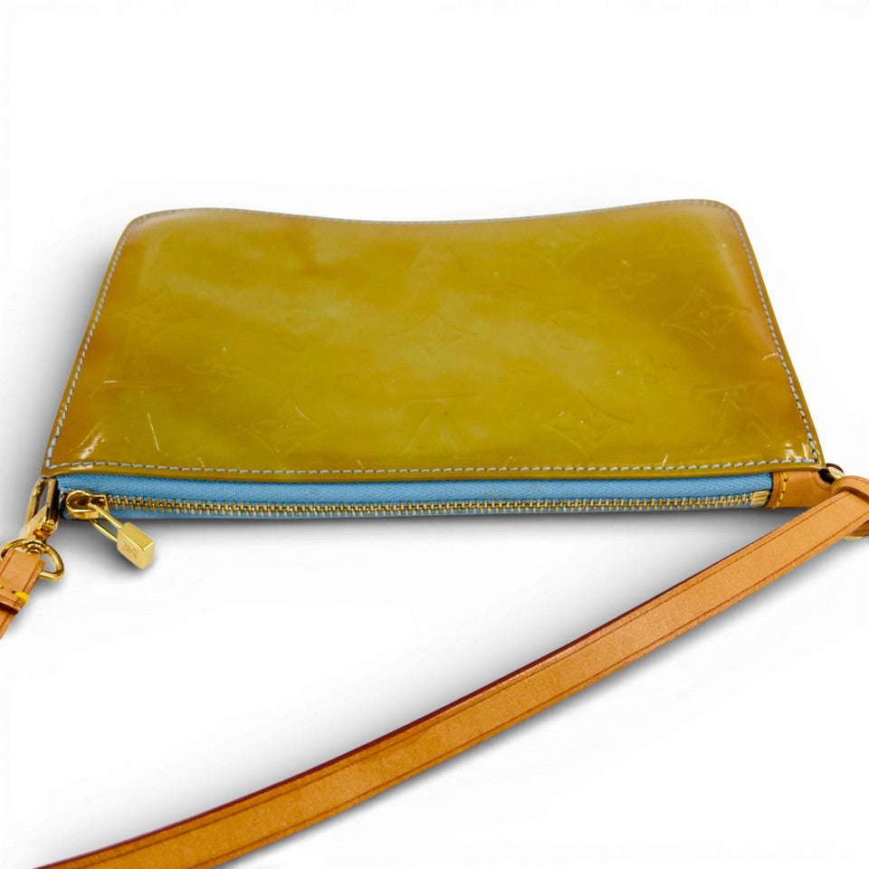 LOUIS VUITTON モノグラム ヴェルニ レキシントン ヴェルニ グリーン M91011 ポーチ