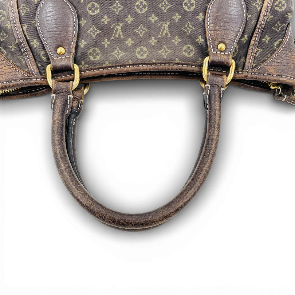 LOUIS VUITTON モノグラム エベヌ ミニラン ブザス アンジュール M95617 2WAY ハンドバッグ