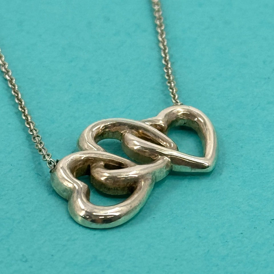 TIFFANY ネックレス   トリプルハート  925 SV
