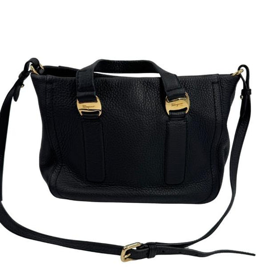 Ferragamo　ヴァラ　レザー　2WAYバッグ