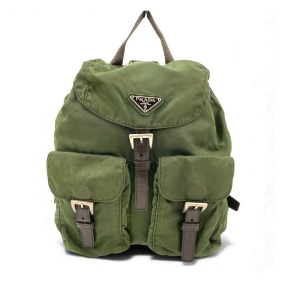 PRADA リュックサック　テスート カーキ