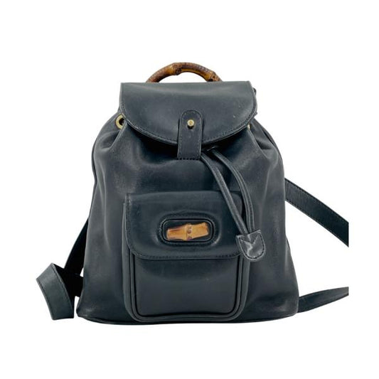 GUCCI　バンブーリュック　ブラック