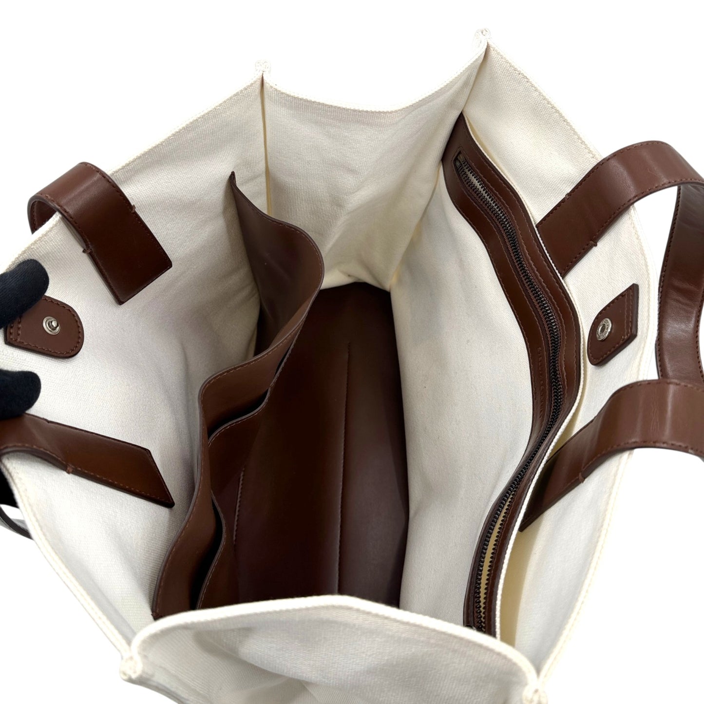 YOSHIMOTO NARA x STELLA McCARTNEY ホワイト キャンバス ショルダーバッグ