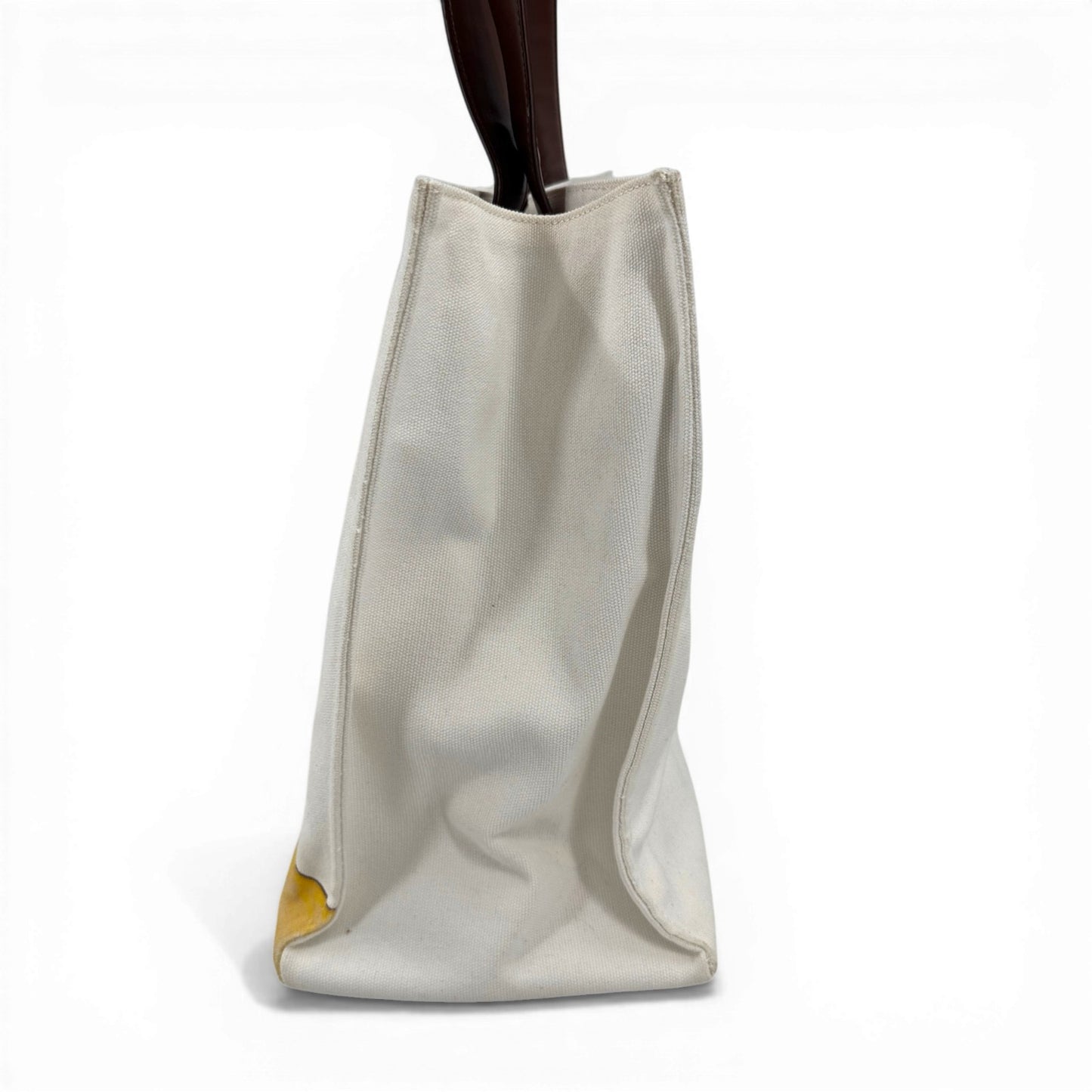 YOSHIMOTO NARA x STELLA McCARTNEY ホワイト キャンバス ショルダーバッグ