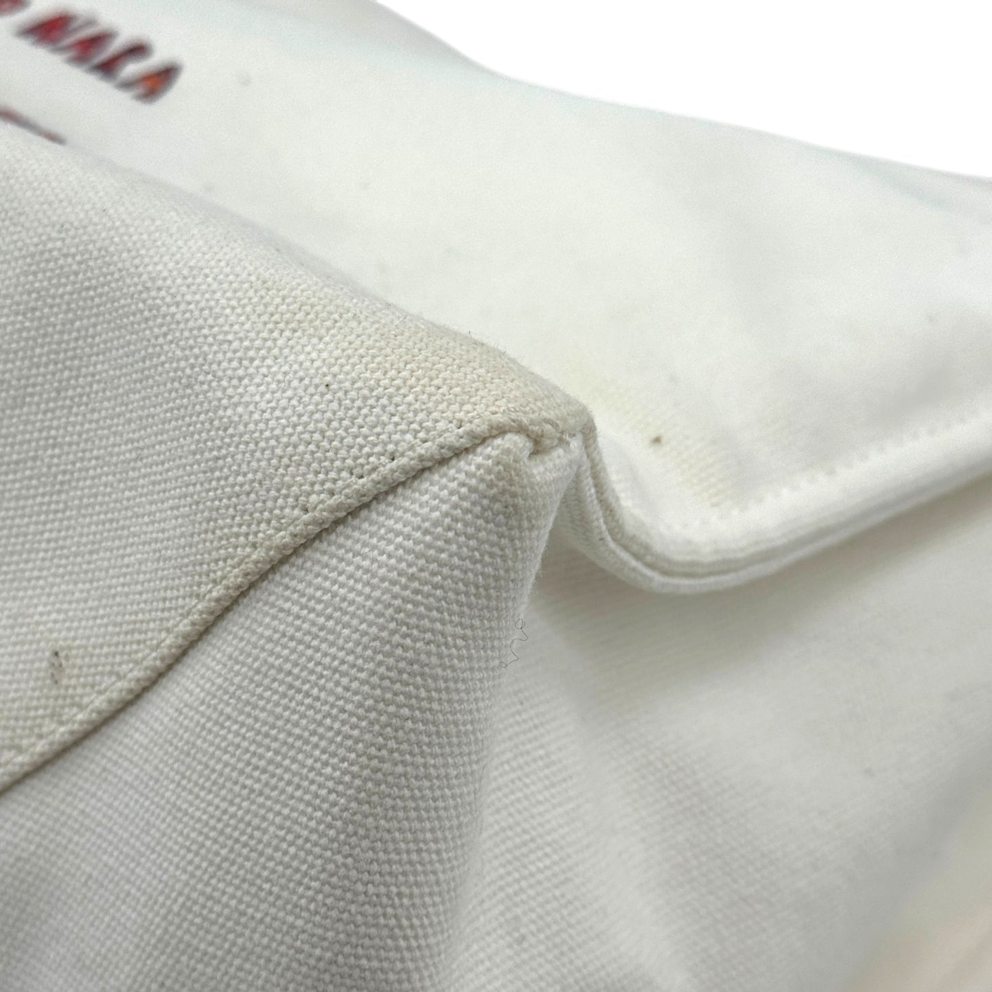 YOSHIMOTO NARA x STELLA McCARTNEY ホワイト キャンバス ショルダーバッグ