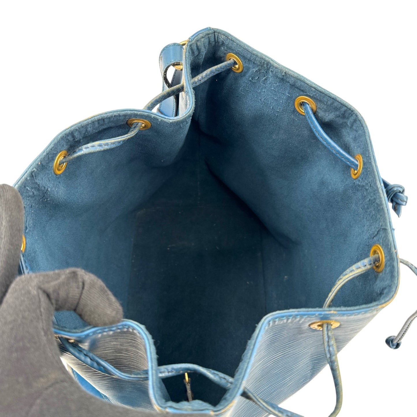 LOUIS VUITTON エピ ブルー プチノエ M44105 ショルダーバッグ