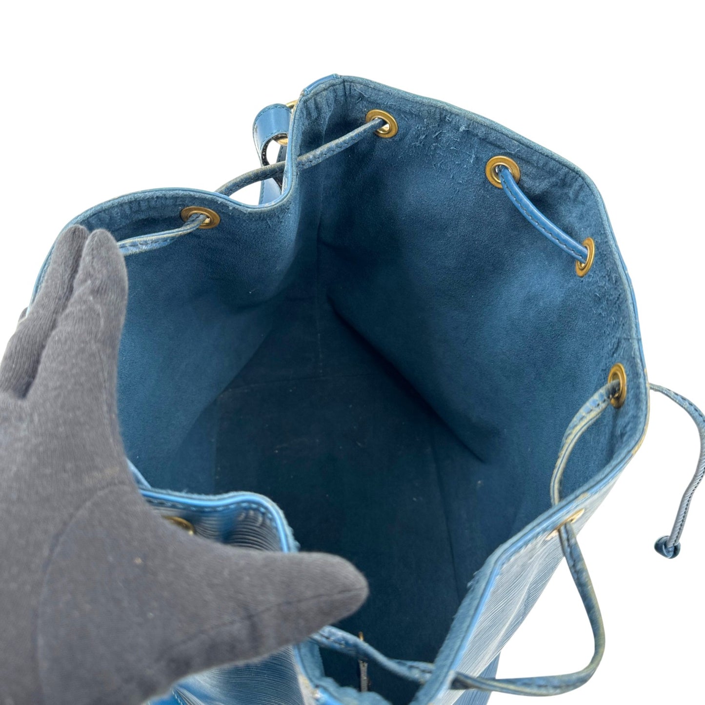 LOUIS VUITTON エピ ブルー プチノエ M44105 ショルダーバッグ