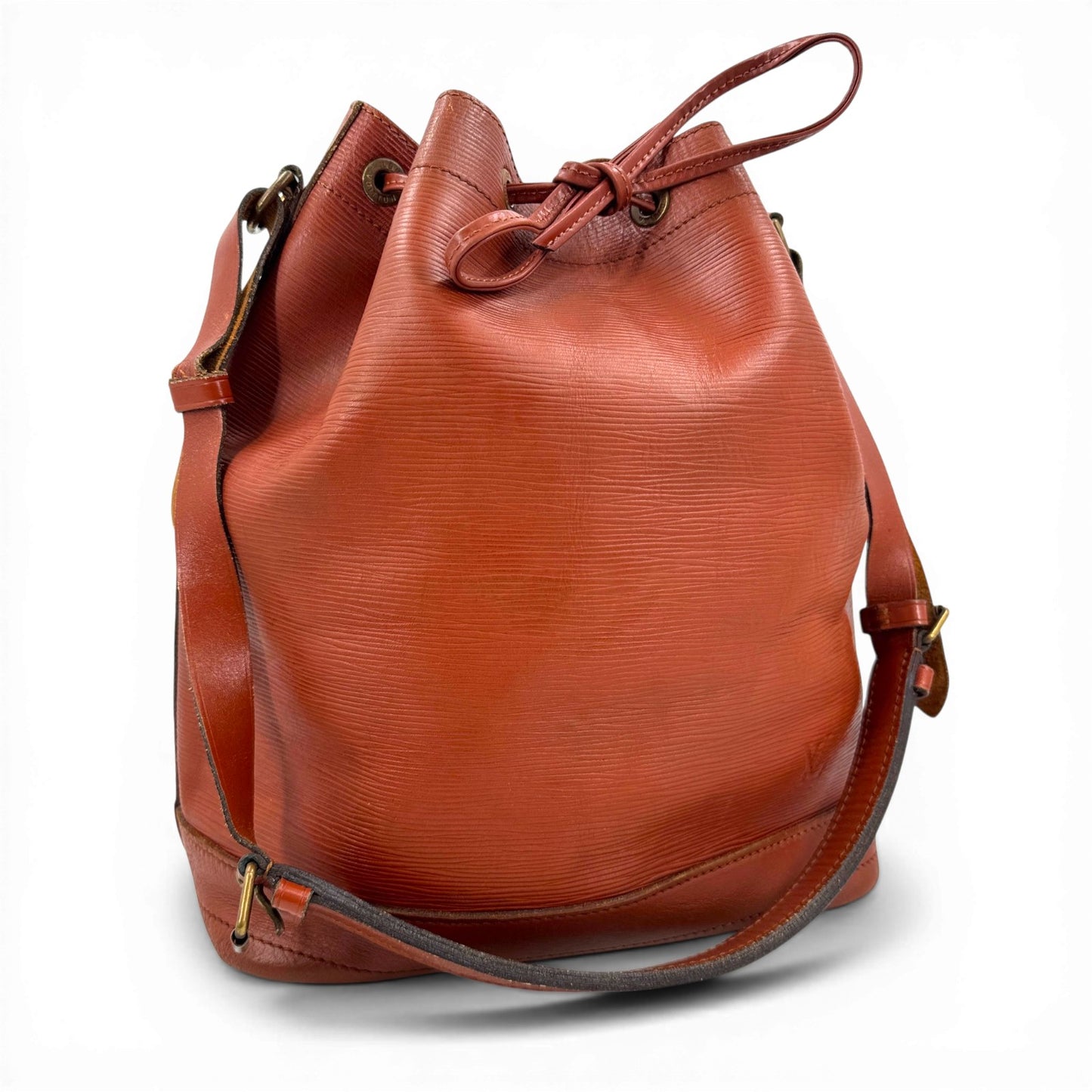 LOUIS VUITTON エピ ケニア ブラウン ノエ M44028 巾着 ショルダーバッグ
