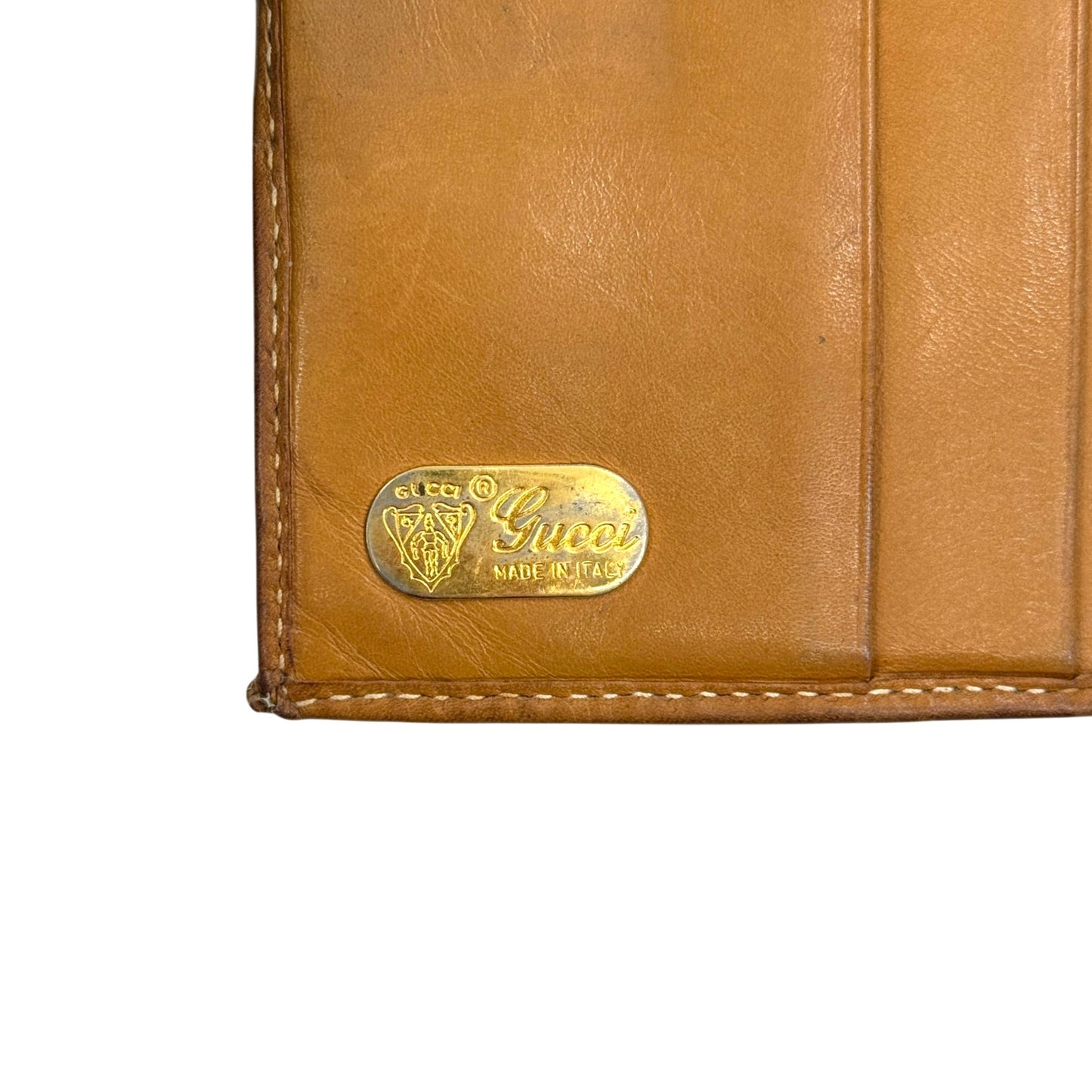 GUCCI GG キャンバス シェリーライン ヴィンテージ 二つ折り財布
