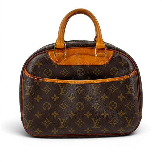 LOUIS VUITTON トゥルーヴィル モノグラム ブラウン ハンドバッグ M42228